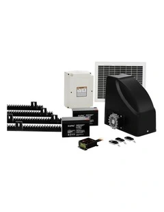 Automatic Sliding Gate Opener Kit 10W Solar in Multi