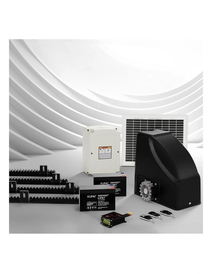 Automatic Sliding Gate Opener Kit 10W Solar in Multi image 3