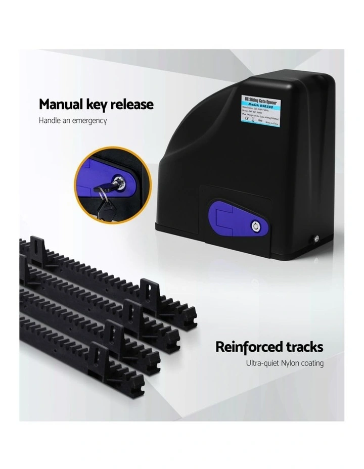 Automatic Sliding Gate Opener Kit 10W Solar in Multi image 6