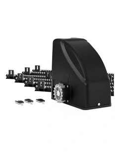 Automatic Sliding Gate Opener Kit 6m 600kg in Black