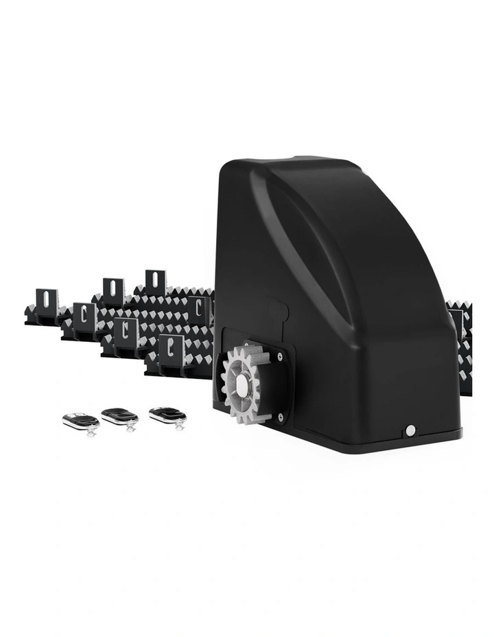 Automatic Sliding Gate Opener Kit 6m 600kg in Black image 1