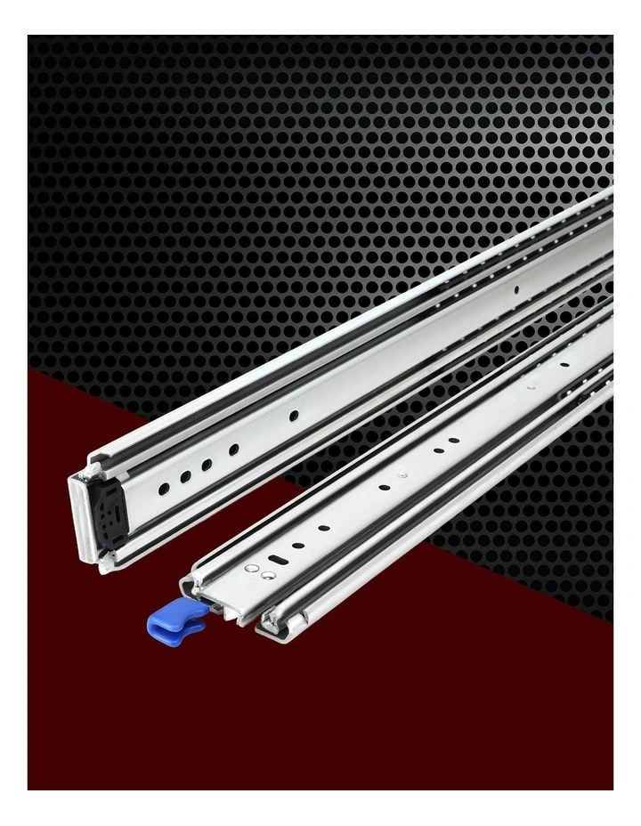 Full Extension Drawer Slides in Silver image 3