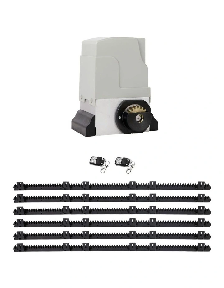 Automatic Sliding Gate Opener Kit 6M 1800kg in White image 1