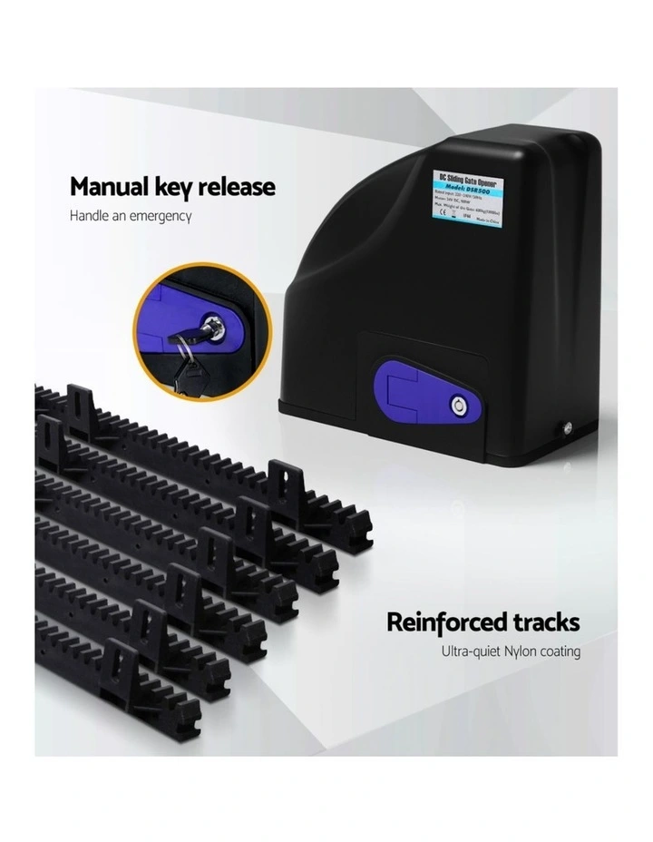 Automatic Sliding Gate Opener Kit 600kg in Multi image 6