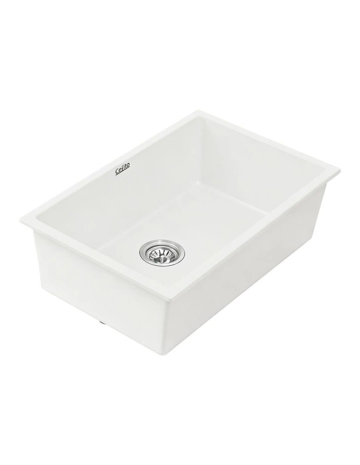 Kitchen Sink 70x45cm in White image 1
