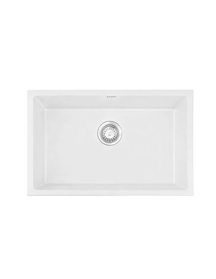 Kitchen Sink 70x45cm in White image 2