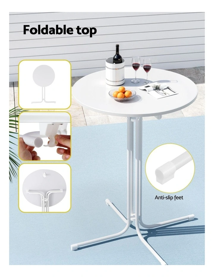 Outdoor Bar Table in White image 6