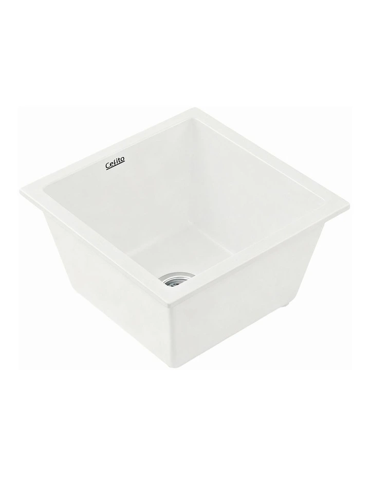 Kitchen Sink 38x38cm in White image 1