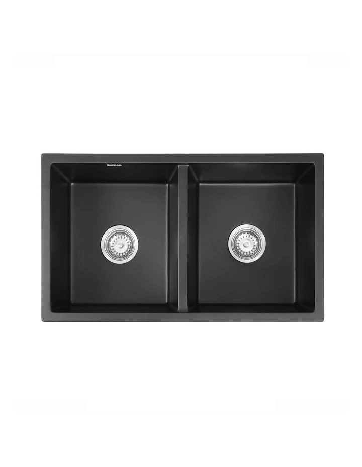 Kitchen Sink 77x45cm in Black image 2