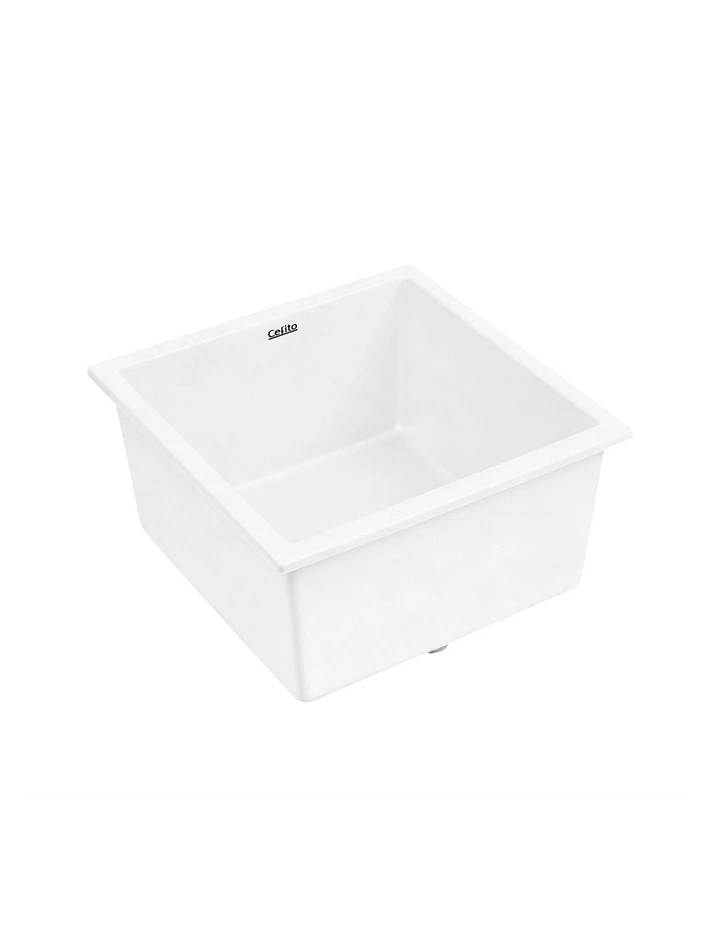 Kitchen Sink 45x45cm in White image 1