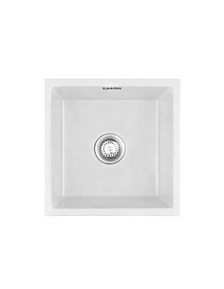 Kitchen Sink 45x45cm in White image 2