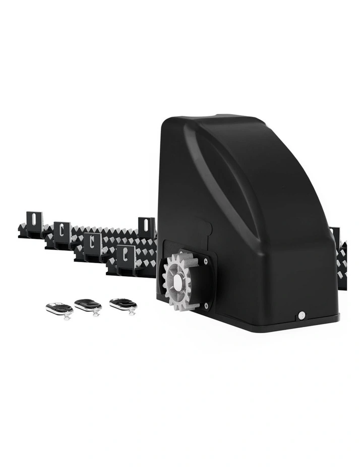 Automatic Sliding Gate Opener Kit 4M 600kg in Black image 1