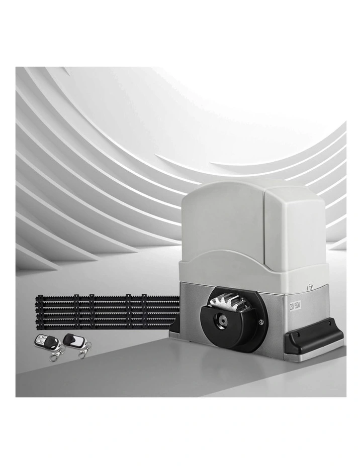 Automatic Sliding Gate Opener Kit 6M 1200kg in White image 3