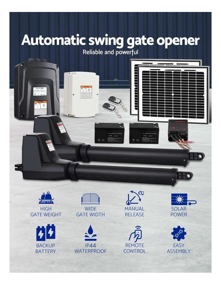 Dual Swing Gate Opener 20W Solar Panel 800kg in Multi image 5