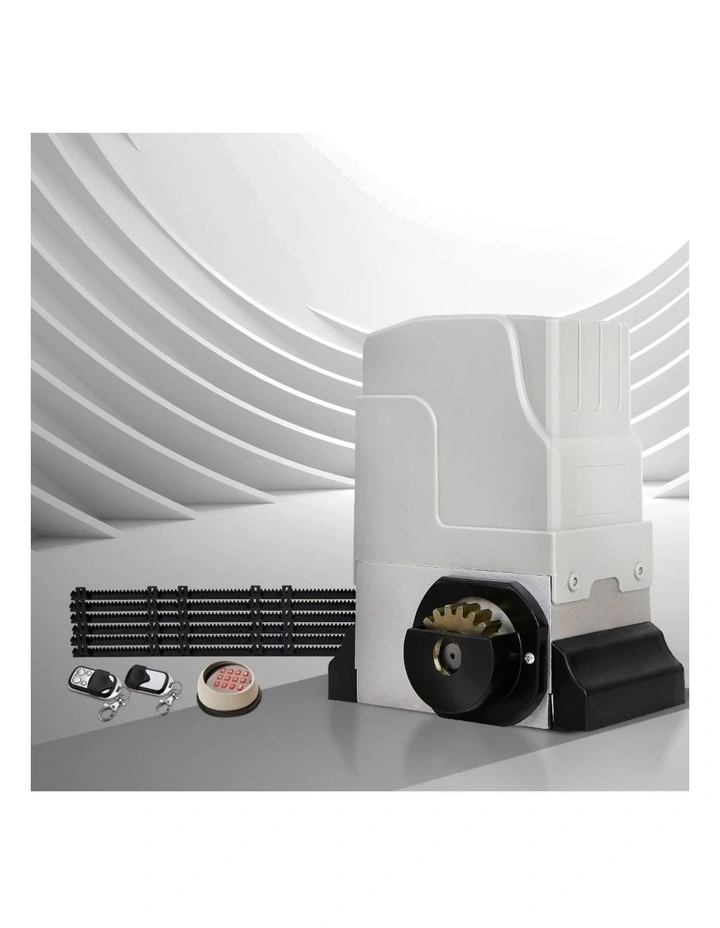 Automatic Sliding Gate Opener Kit Keypad 6M 1800kg in White image 3