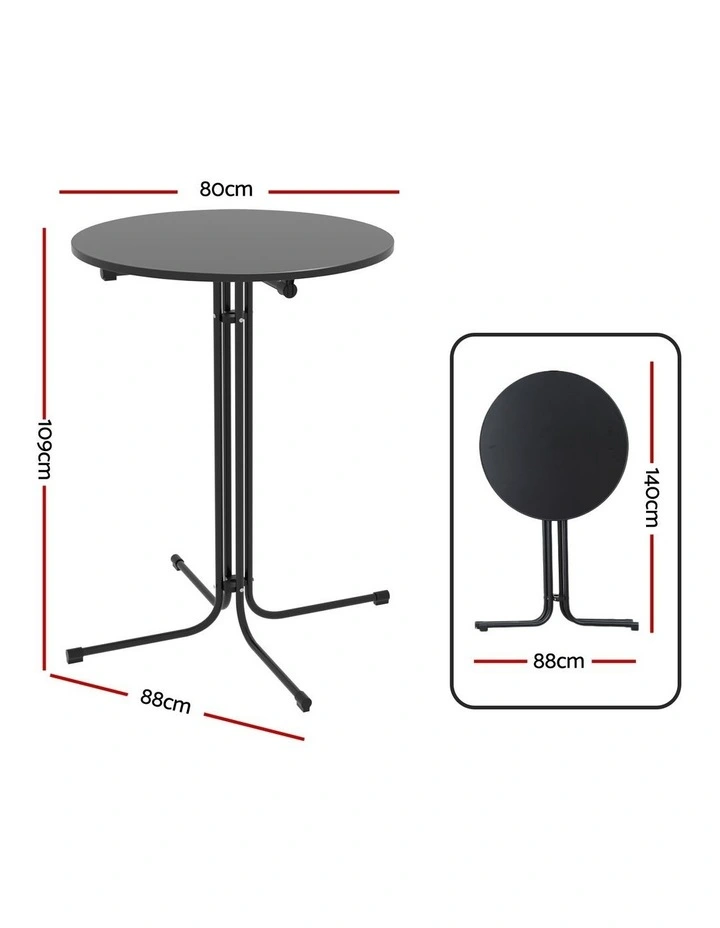 Outdoor Bar Table in Black image 4