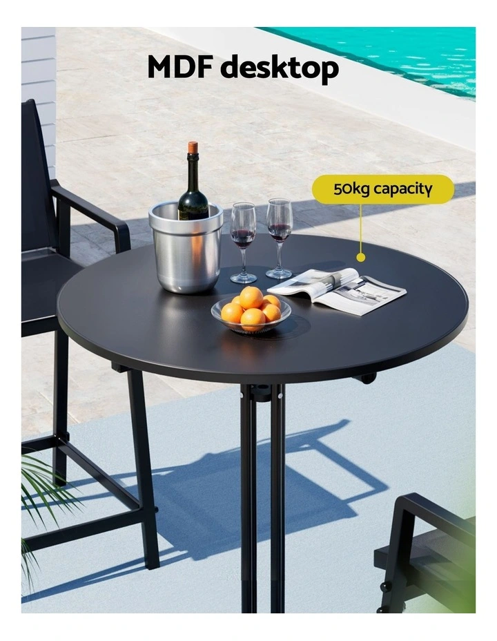 Outdoor Bar Table in Black image 5