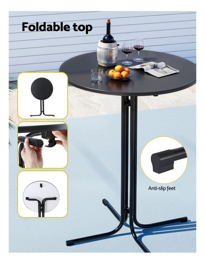 Outdoor Bar Table in Black image 6