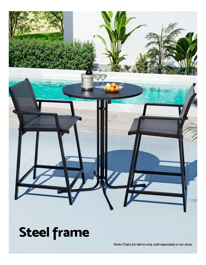 Outdoor Bar Table in Black image 7