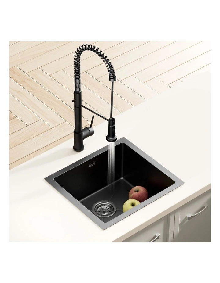 Stainless Steel Sink 51x45cm in `Black image 3