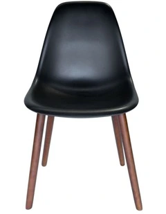 Replica Eames DSW Inspired Plastic Chair in Black