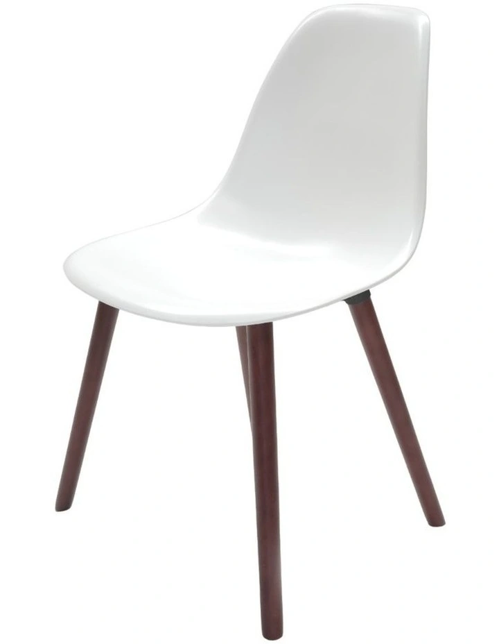 Replica Eames DSW Inspired Plastic Chair in White image 2