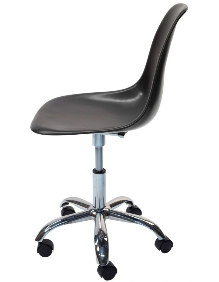 Plastic Replica Eames DSW, DSR Desk Chair in Black image 3