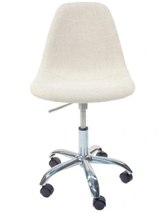 Replica Eames DSW, DSR Desk Chair in Cream