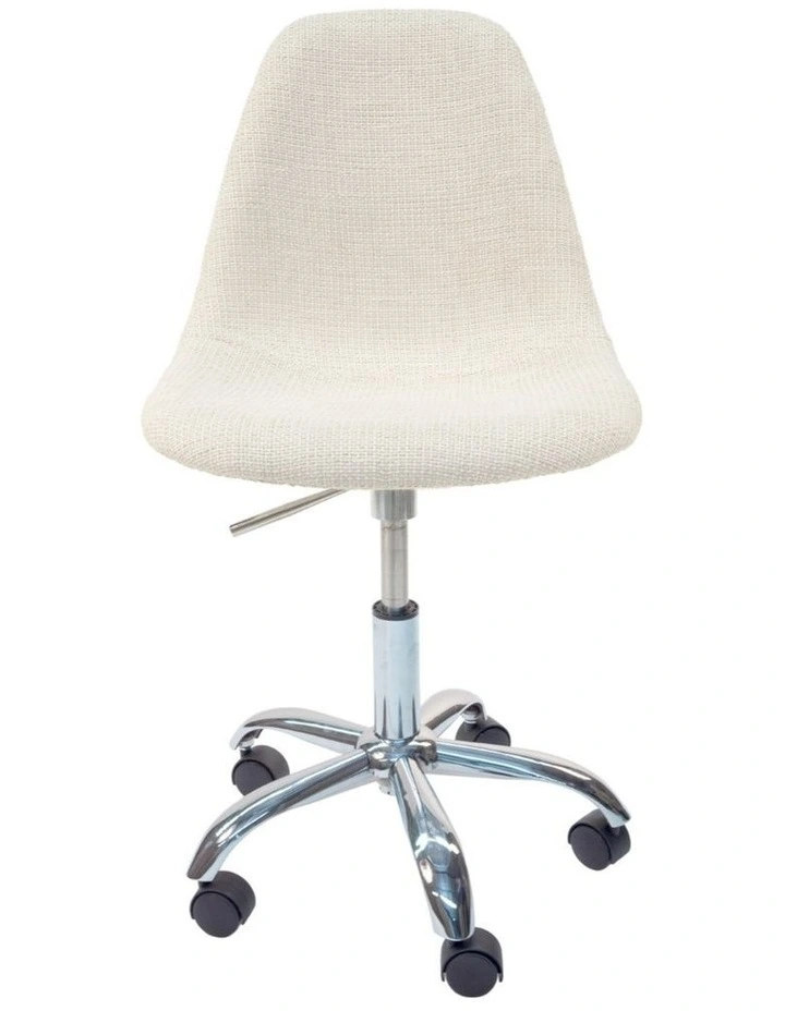 Replica Eames DSW, DSR Desk Chair in Cream image 1
