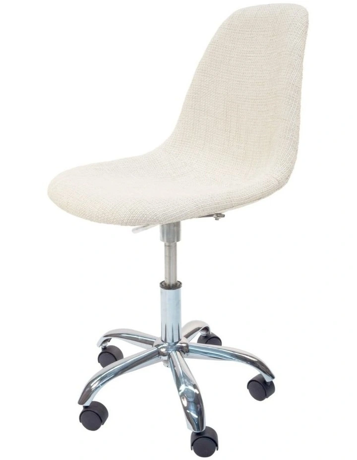 Replica Eames DSW, DSR Desk Chair in Cream image 2