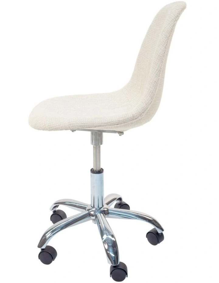 Replica Eames DSW, DSR Desk Chair in Cream image 3