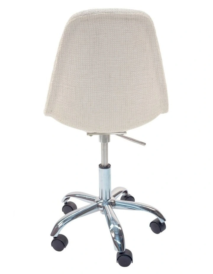 Replica Eames DSW, DSR Desk Chair in Cream image 4