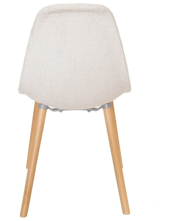 Replica Eames DSW Hal Inspired Chair in Cream image 4