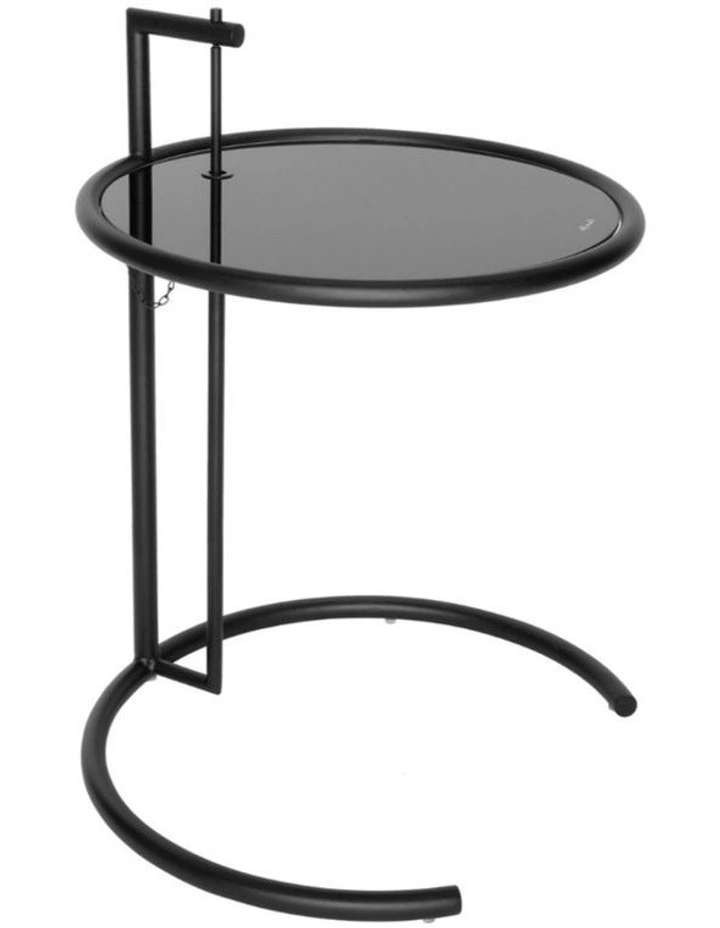 Replica Eileen Adjustable Cigarette Table in Matte Black image 3