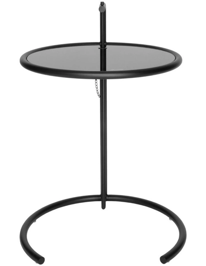 Replica Eileen Adjustable Cigarette Table in Matte Black image 4