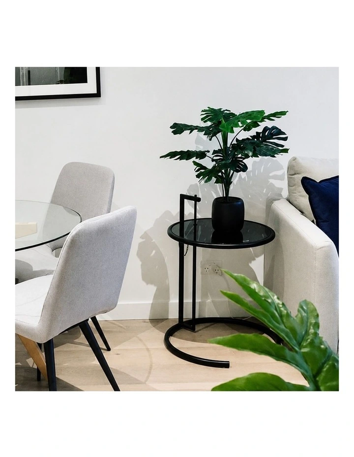 Replica Eileen Adjustable Cigarette Table in Matte Black image 6