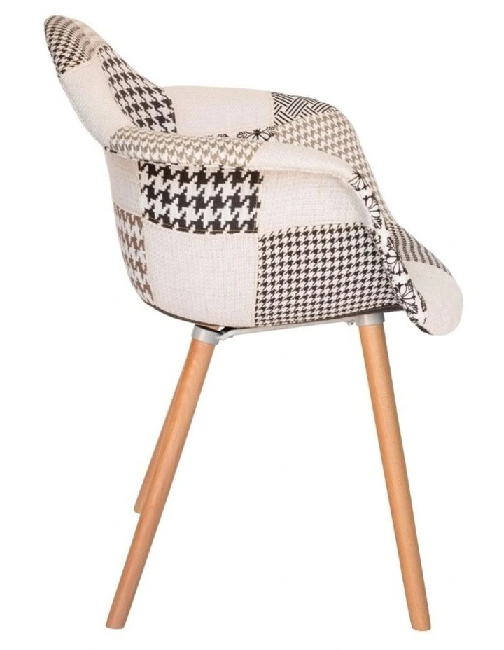 Replica Eames DAW Hal Inspired Chair in Multi image 3