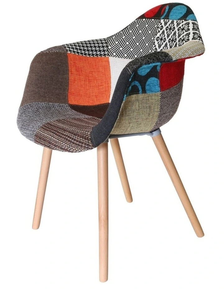Replica Eames DAW Hal Inspired Chair in Multi image 2