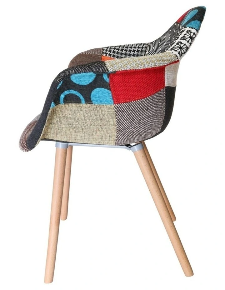 Replica Eames DAW Hal Inspired Chair in Multi image 3