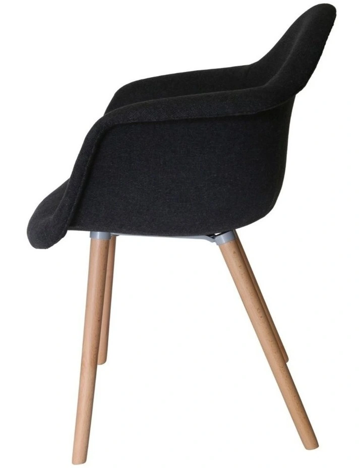 Replica Eames DAW Hal Inspired Chair in Black image 3