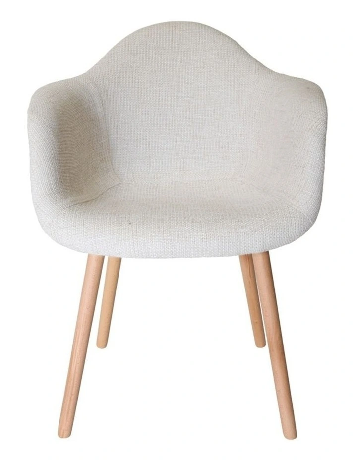 Replica Eames DAW Hal Inspired Chair in Cream image 1