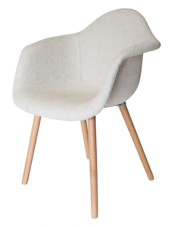Replica Eames DAW Hal Inspired Chair in Cream image 2