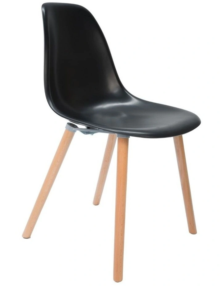 Replica Eames DSW Inspired Chair in Black image 2