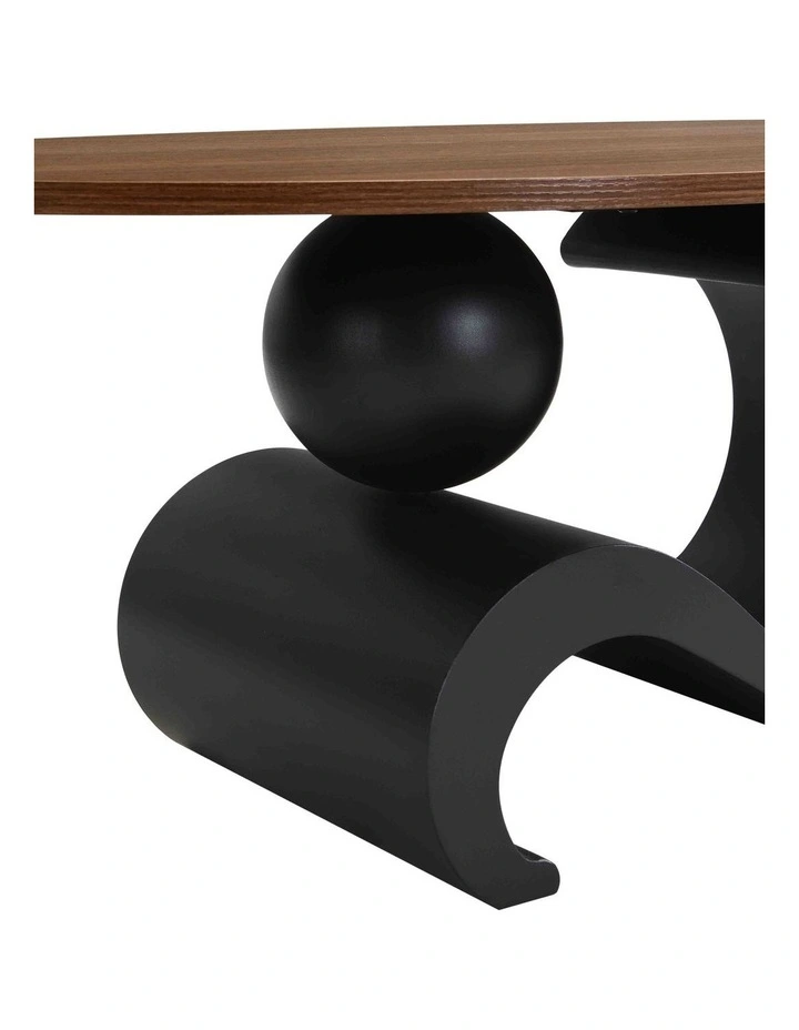 Modern Coffee Table Set of 2 in Brown image 6