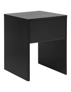 Oxford Bedside Table in Black