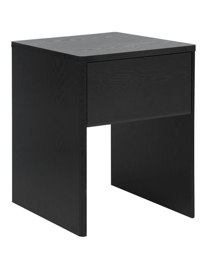 Oxford Bedside Table in Black image 1