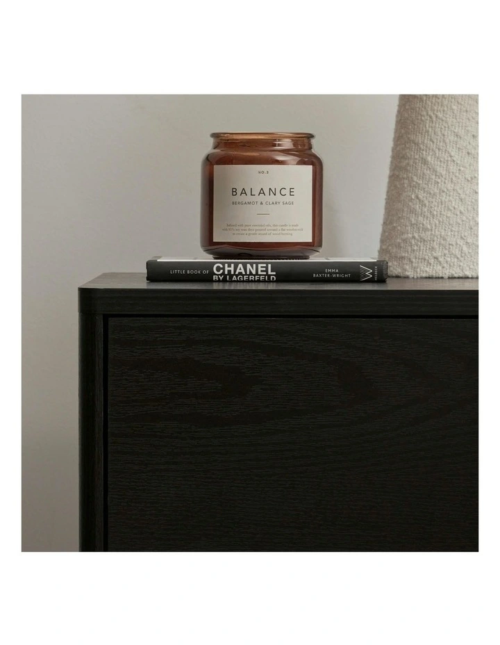 Oxford Bedside Table in Black image 6