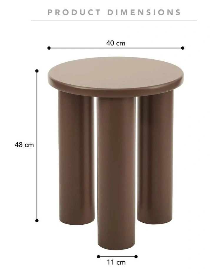 Kingsley Side Table in Coffee image 3