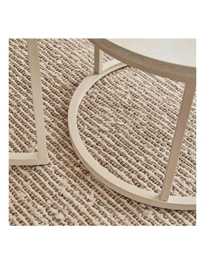Nesting Sonoma Coffee Tables Set of 2 in Beige image 6