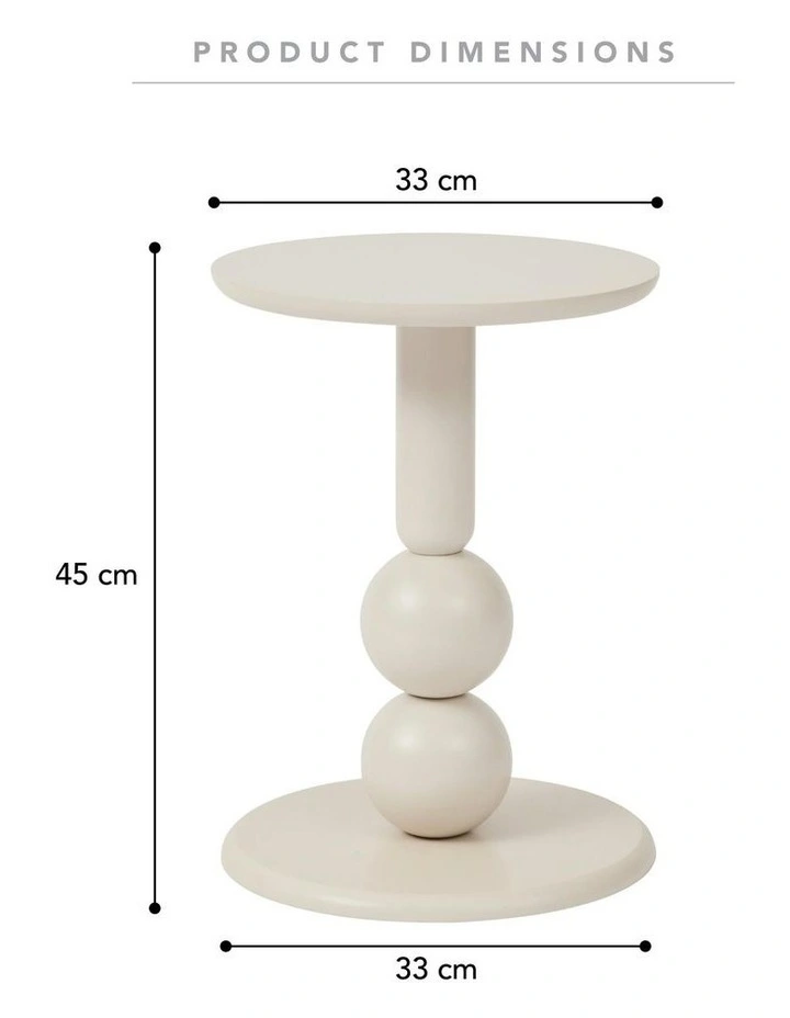 Peonie Side Table in Birch image 3